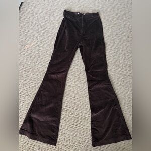 Madewell Dark Brown Flare Pants